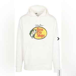 Bass Pro Shops Hoodie Men’s Size L in Whisper White